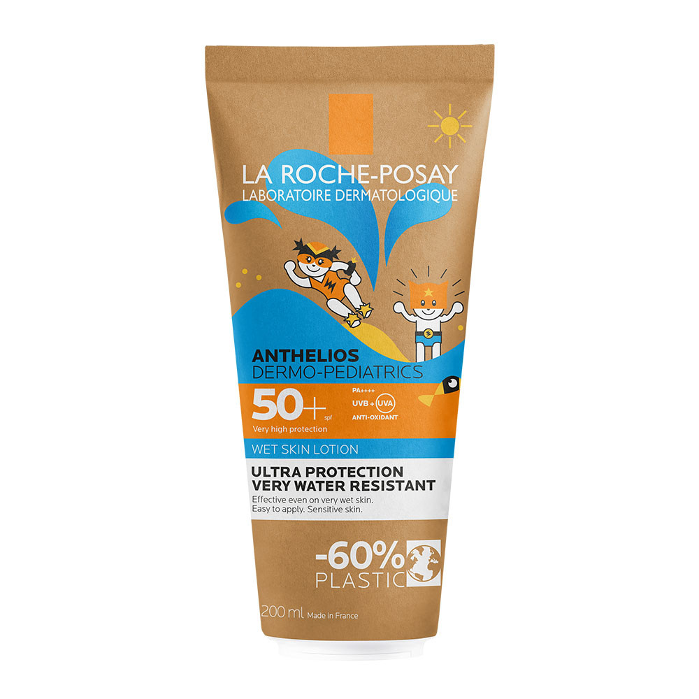 LA ROCHE-POSAY Anthelios Dermo-Pediatrics Wet skin naptej SPF50+ gyerek (200ml)
