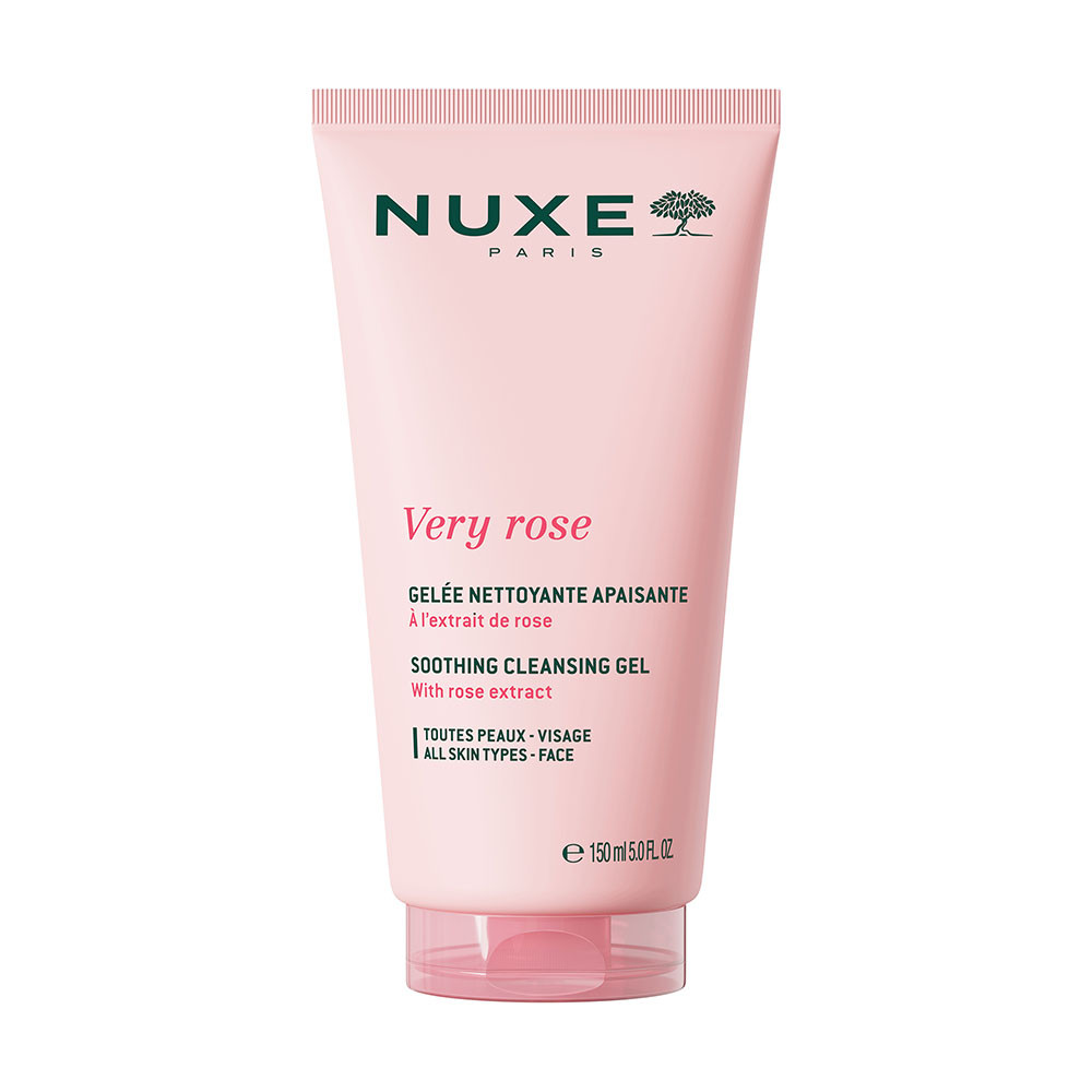 NUXE Very Rose bőrnyugtató arctisztító gél NEW (150ml)