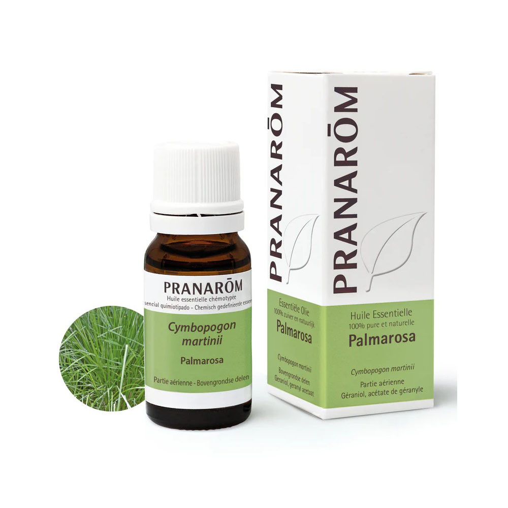 PRANAROM Pálmarózsa - Cymbopogon martini bio illóolaj (10ml) akciós termékkép 1