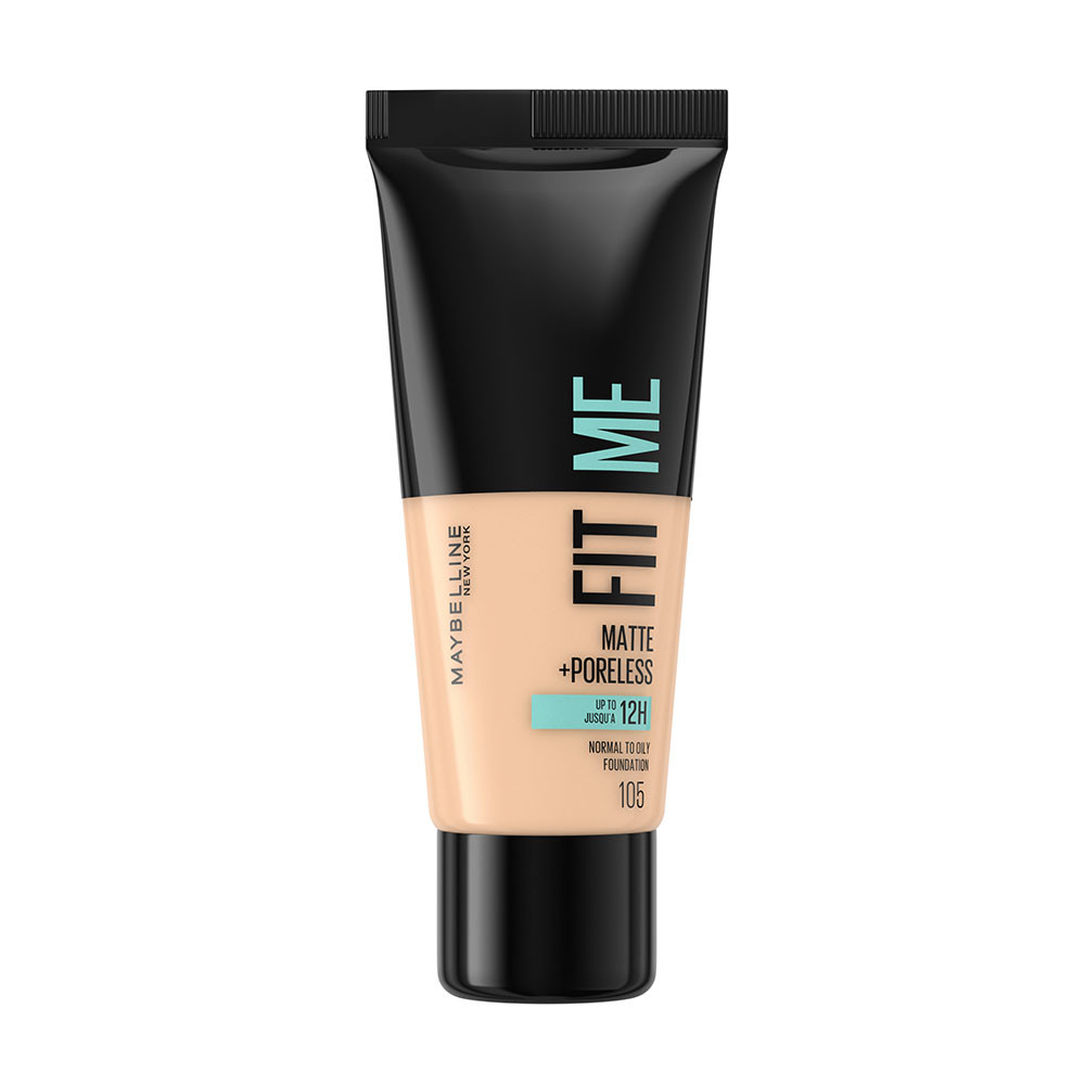 MAYBELLINE New York Fit Me! Matte+Poreless alapozó 105 Natural Ivory (30ml)