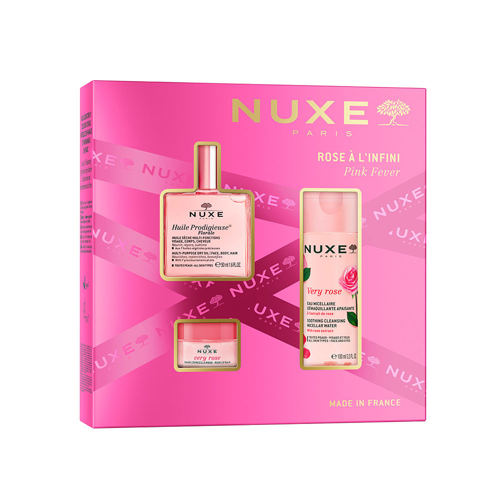 NUXE szett Best Sellers Floral - Pink Láz 2025