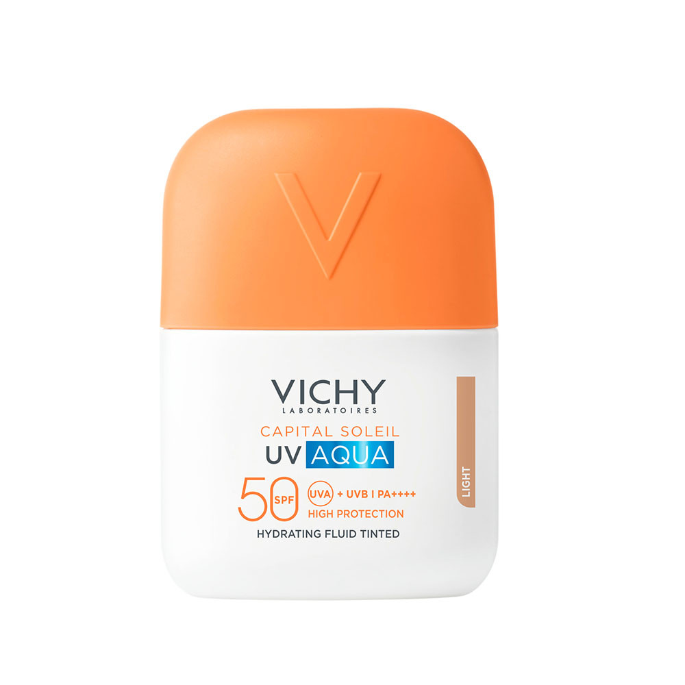VICHY Capital Soleil UV AQUA fluid SPF50+ színezett light (50ml)